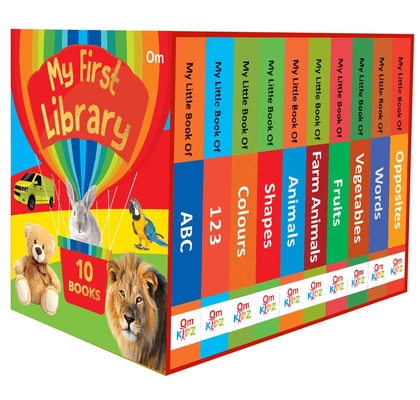 my first library : set of 10 board books (box set)