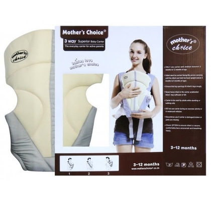 mother's choice 3 way baby carrier