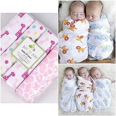 4 Pack Receiving Blanket