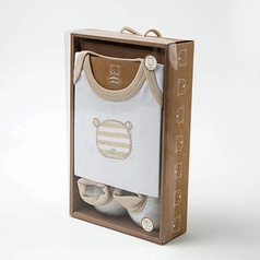 Mother's Choice Boxed Set Of Bodysuits And Booties