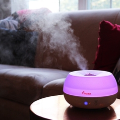 2-In-1 Ultrasonic Cool Mist Humidifier & Aroma Diffuser For Small Rooms