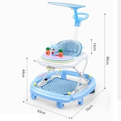 360 Degree Rotating New Model Round Outdoor Baby Walker With Music.