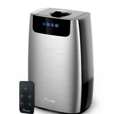 crane 4in1 true hepa cool & warm mist humidifier (with remote)