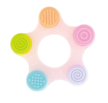 dr. j farlin silicone teether starfish (bb-20007)