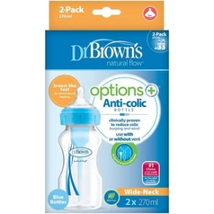 Dr Brown's Anti - Colic Bottle 0m+ (2 Bottle Pack) 9 Oz / 270 Ml