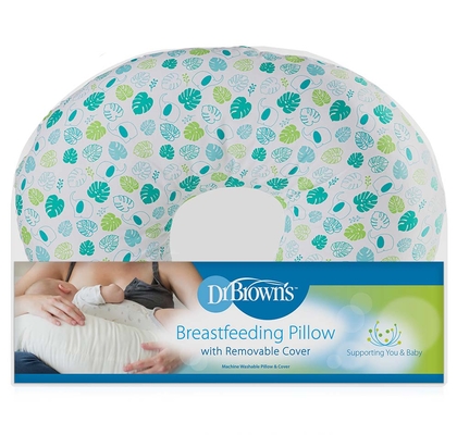 dr brown's breastfeeding pillow with removable cover