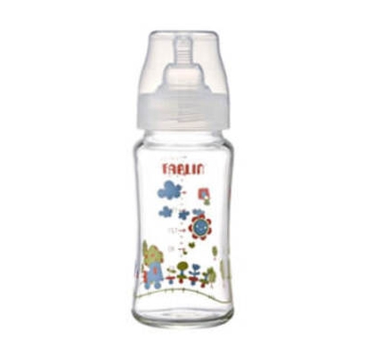 farlin bottle glass wide neck 240cc (abb-b001-24)