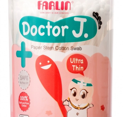 farlin cotton buds ultra thin paper 190's bcb - 006