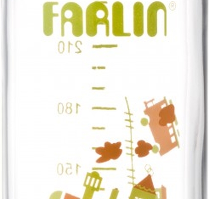 farlin feeding bottle glass 80z top-707g