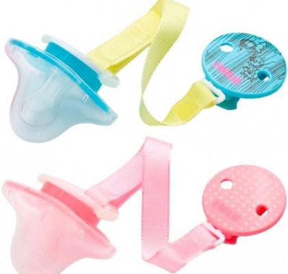 farlin pacifier set chu chu w/chain bac-004m