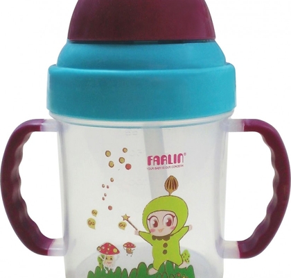 farlin training cup non - spill (straw) aet-cp011-c