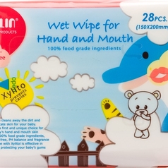 Farlin Wet Wipes For Hand And Mouth 28'S - Dt-009