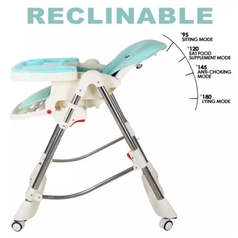 Multi-Function Folding Portable Dining High Feeding Chair (Adjustable)