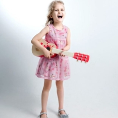 Classic Baby Wooden Guitar.