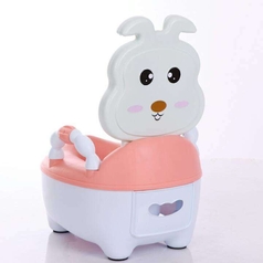 Cartoon Plastic Baby Potty Training Seat Toilet Chair