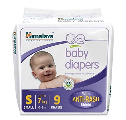 himalaya baby diaper 9pcs