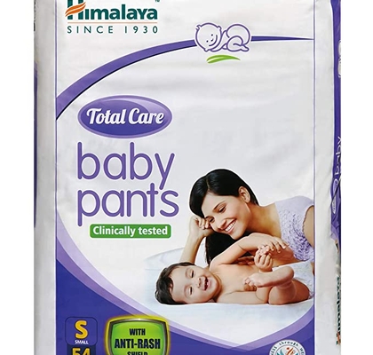 himalaya baby diapers  small -54pcs