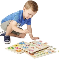Wooden 3 Pcs Puzzles Set