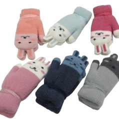 Woolen Soft Baby Gloves- Ear