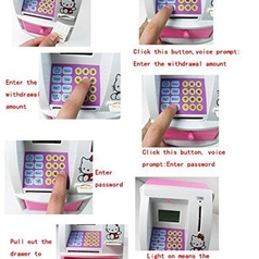 Mini Atm Bank Machine Toys With Warning Tone