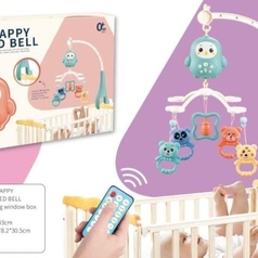 Auto Swing Bed Bell With Music, Light And Remote Control