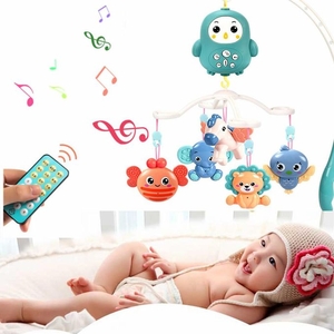 auto swing bed bell with music, light and remote control