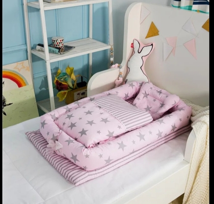 baby nest bed with blanket
