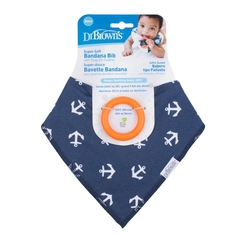 Dr. Brown’S® Bandana Bib With Snap-On Teether