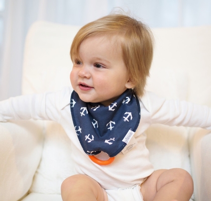 Dr. Brown’S® Bandana Bib With Snap-On Teether