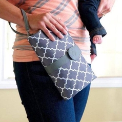 Water Proof Fold-Able Diaper Changing Mat Mommy Clutch