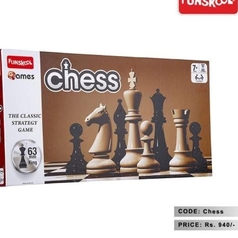 Funskool Games Chess Set, Black And White