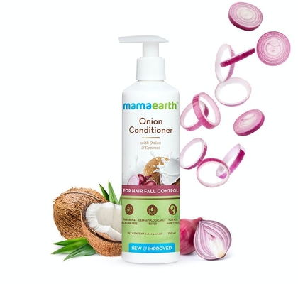 onion conditioner for hair growth and hair fall control with onion and coconut, 250ml