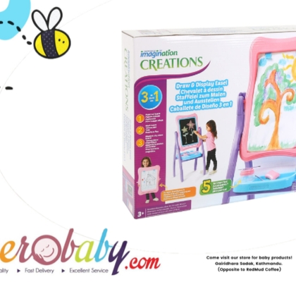 3 in 1 universe of imagination creations draw & display easel