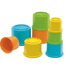 Fisher-Price Plastic Stacking Cups, Multicolor