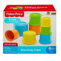 Fisher-Price Plastic Stacking Cups, Multicolor