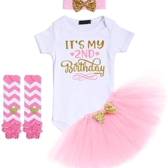 Happy Birthday Dress Set For Baby Girl.