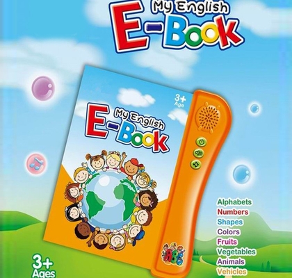 english learning touch reading sound book kids e book