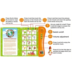 English Learning Touch Reading Sound Book Kids E Book