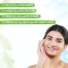 Bamboo Sheet Mask For Clear And Glowing Skin - 25 G