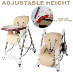 Multi-Function Folding Portable Dining High Feeding Chair (Adjustable)