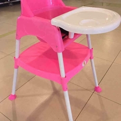 2 In 1 Feeding High Chair With Safety Belt