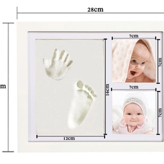 Baby Footprint Hand-Print Frame Kit - Small