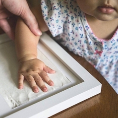 Baby Footprint Hand-Print Frame Kit - Small