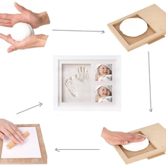 Baby Footprint Hand-Print Frame Kit-Large