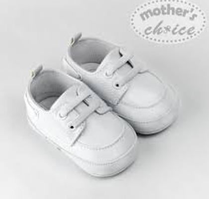 Mother's Choice Infant Baby Soft Sole Shoes (White/ It11564)