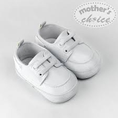 Mother's Choice Infant Baby Soft Sole Shoes (White/ It11564)