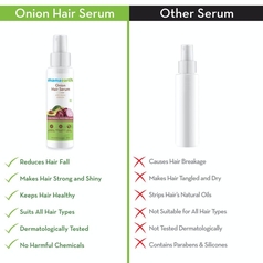 Onion Hair Serum With Onion And Biotin For Strong, Frizz-Free Hair - 100 Ml