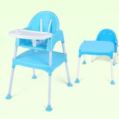 2 In 1 Feeding High Chair With Safety Belt