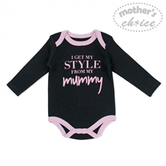 Mother's Choice Style From Mummy- Long Sleeve Bodysuit It10281