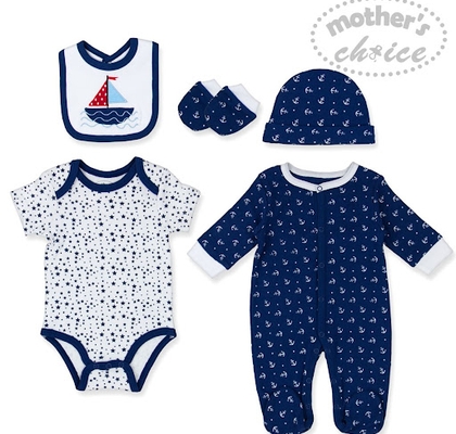 Mother's Choice 5 Pc Starter Layette Set